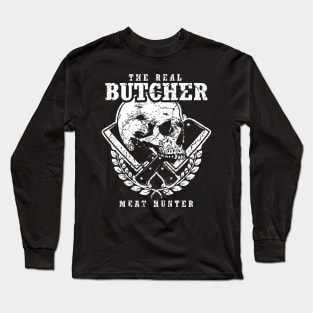 The Real Butcher - Meat Hunter Long Sleeve T-Shirt